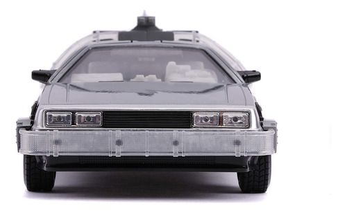 Jada Toys Back To The Future 2 Delorean Time Machine 1:24 Gris