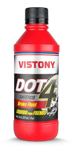 Líquido De Frenos Dot 4 Sintético - 237ml - Vistony