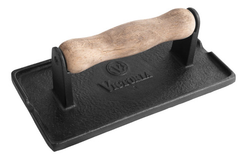 Prensa De Carne Victoria Rectangular De Hierro Fundido Con M