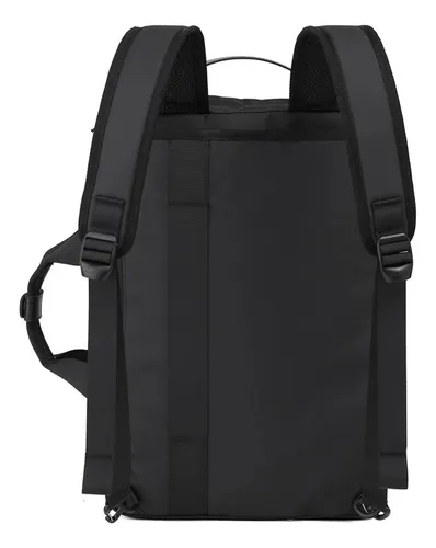 Maletin Portafolio Mochila Aoking Sn4002 Color Negro Diseño De La Tela Liso