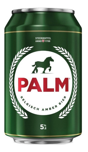 6 Pack De Cervezas Belgas Palm De 330 Ml + Copa Original.