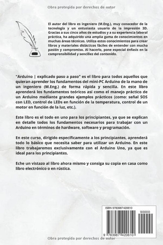 Libro: Arduino - Tapa Blanda (edición En Español)
