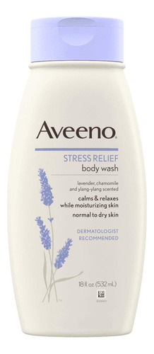 Aveeno Gel De Baño Alivio Del Estrés 18 Onzas (18.0 Fl Oz.