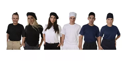 Remeras De Algodón Uniformes Gastronomia Trabajo Talle S A L | PANTALON  ARGENTINO