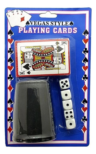  Juego Cartas Poker Dados Cacho Naipes