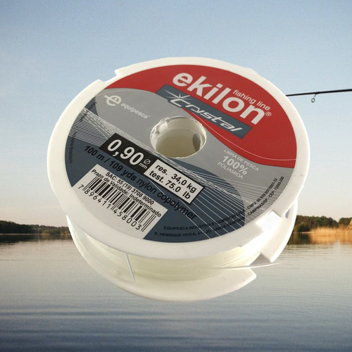 Linha Nylon Crystal P/ Pesca 0,90mm