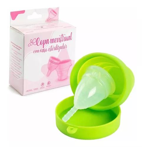 Copa Menstrual Reutilizable Talla Estándar + vaso esterilizador