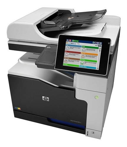 Impresora a color multifunción HP LaserJet Enterprise M775DN 220V - 240V blanca y gris