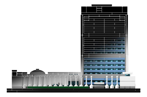 Lego Architecture Sede De Las Naciones Unidas