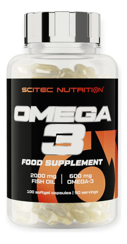 Omega 3 100 Capsulas Scitec Nutrition Sabor Sin Sabor