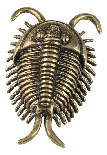 Estatua De Trilobite Bronce Antiguo Mini Decoración De