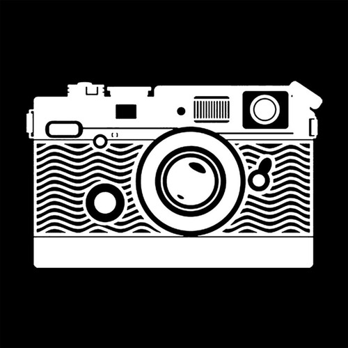 Adesivo De Parede 25x40cm - Câmera Fotográfica Viagem/turism