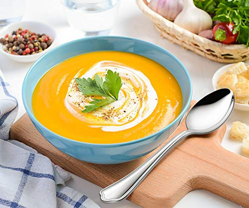 Juego De 6 Cucharas De Sopa De Acero Inoxidable 20 Cm