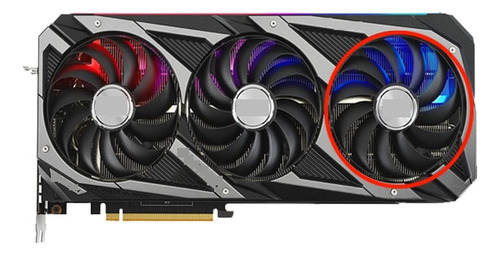 Mseuro Ventilador Grafico Para Asus Rog Strix Juego Color