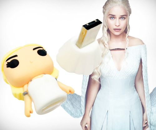 Khaleesi Daenarys - Usb De 16 Gb - Juego De Tronos John Snow