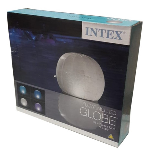 Globo Led Flotante Intex Pileta Piscina Agua Calidad Premium