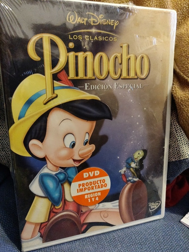 Disney Dvd Pinocho Edicion Especial Nuevo Coleccionistas