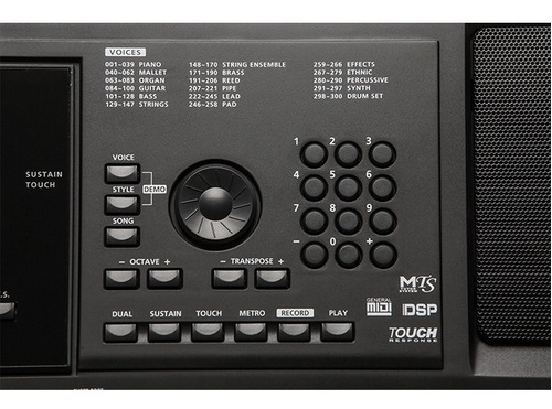 Imagen 3 de 3 de Teclado Organo Kurzweil Kp80 5 Octavas Sensitivo + Fuente