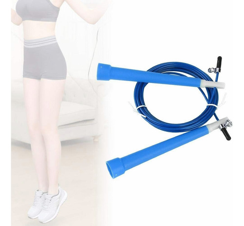 Imagen 3 de 10 de Cuerda De Saltar Velocidad Cardio Crossfit Deporte