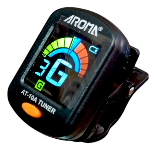 Afinador Digital Recargable P/guitar Bas Uku Cromátic Aroma