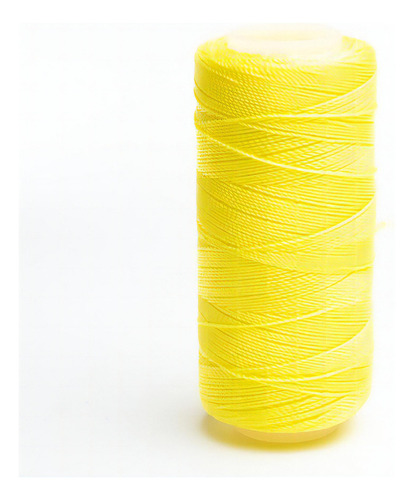 Caja 6 Pzs Hilo Crochet Nylon Sedificado Selanusa Color Amarillo Limon