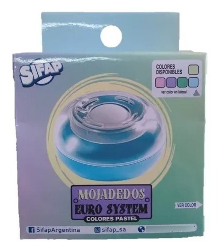 Mojadedo Sifap Euro Sistem Pastel P/ Contar Billetes X1