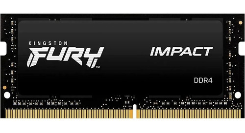Memoria Kingston Fury Impact 16gb Ddr4 1x16gb 3200mhz Sodimm