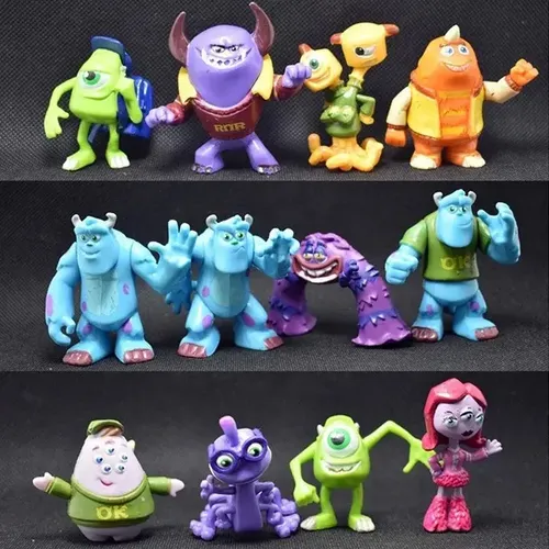12pcs Monsters University Inc Sullivan Action Figure Toys