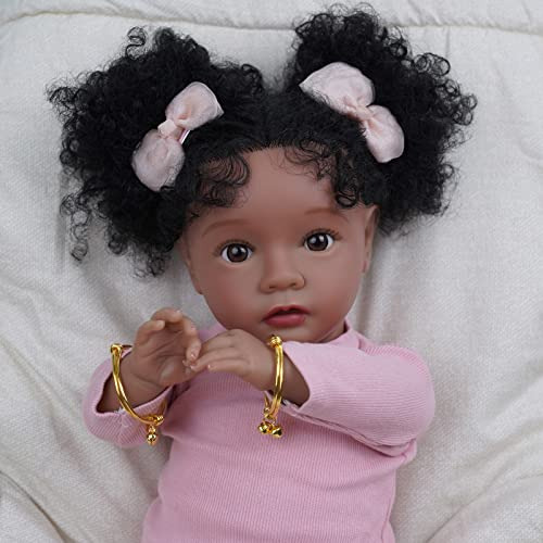 Babeside Muñecas De Bebé Renacer Como La Vida Black Girl- 20