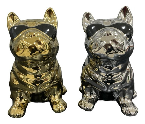 Adorno Decorativo Bulldog Frances Para Hogar U Oficina