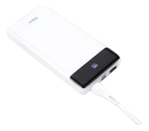 Power Bank 10000mah Hoco J84 Con Indicador Led Blanco