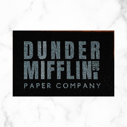 Felpudo Alfombra The Office Dunder Mifflin Pvc 60x40 Cm