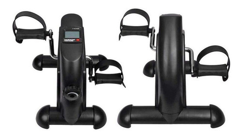 Mini Bicicleta Preta Com Monitor Wct Fitness