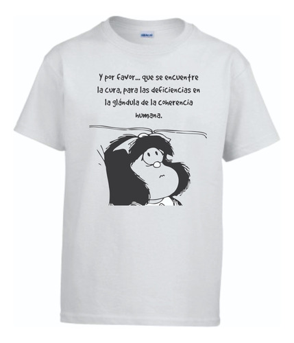 Camiseta De Mafalda Vicosca Tacto Algodón Y Por Favor