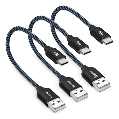 Iseekerkit - Cable Usb Tipo C, 3 Unidades, Cable Usb C, Cabl