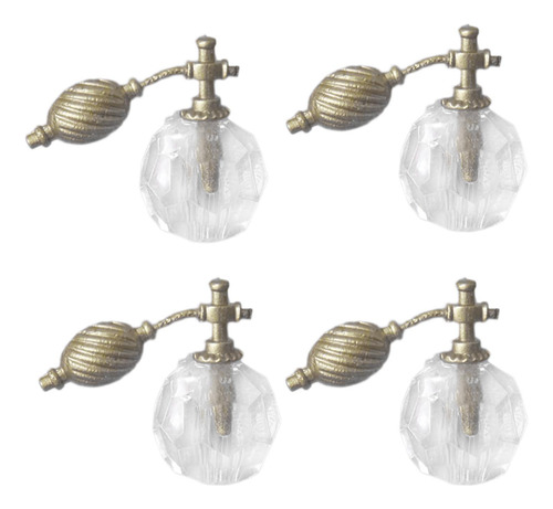 2 Garrafa De Perfume Em Miniatura Com 4 Peças Modelo De