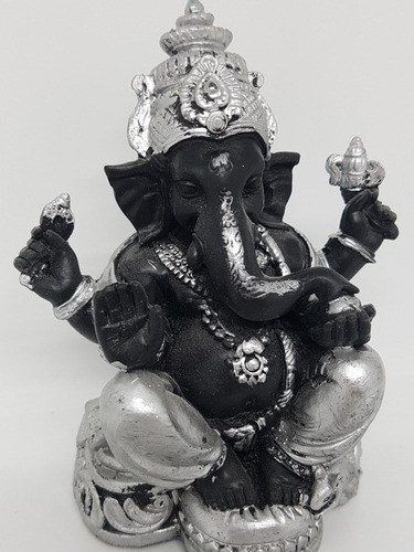 Ganesh En Poliresina De 5.5  Producto Import. India.14x11cm