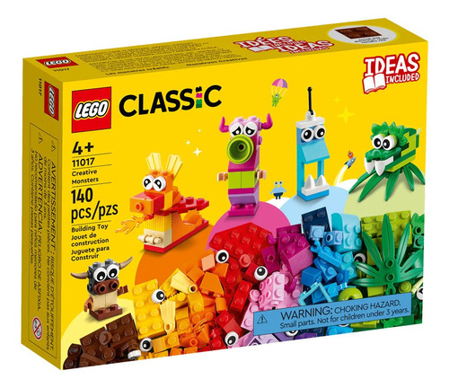 Juguete Lego Classic Monstruos Creativos 140pz