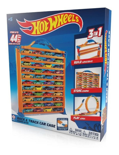 Hot Wheels Porta Autos Car Case Racks & Tracks / Original