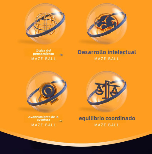 Juego De Rompecabezas Maze Ball De 138 Niveles, Juguete, Reg