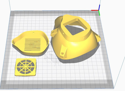 Mascara Barbijo Para Filtro Archivo Stl Para Impresion 3d 