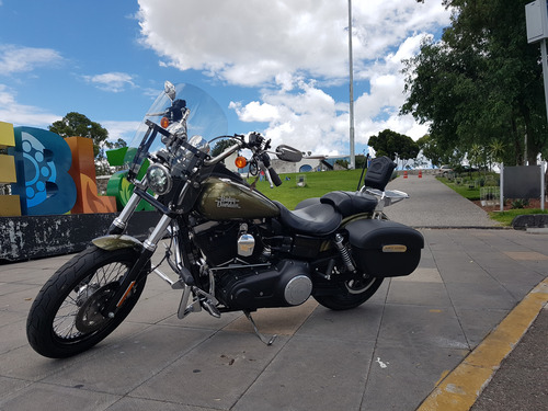 Street Bob 2016 Verde Con Accesorios