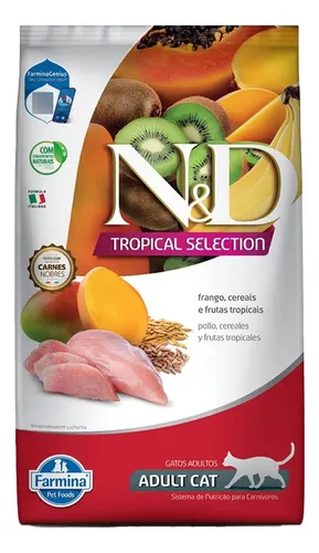 Ração Farmina N&d Tropical Selection Gato Adulto Frango 400g