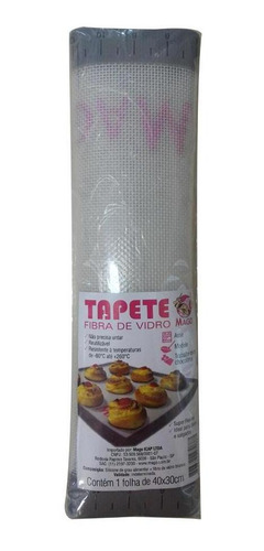 Tapete Fibra Vidro 40x30 Cm  7088 Mago