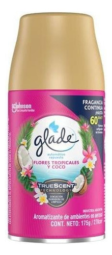 Repuesto Aromatizador Glade Flores Tropicales Y Coco