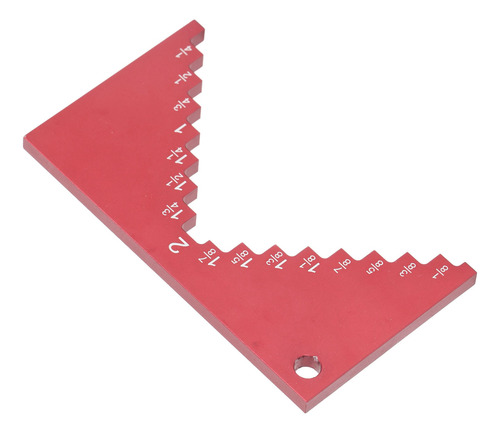 Mesa Anodizada Roja De Aleación De Aluminio Con Manómetro Es