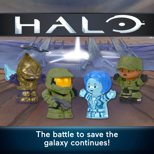 Set De Figuras Little People Collector Halo, Edición De Vide