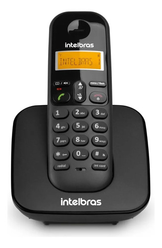 Telefono Inalambrico Ergonomico Ts 3110 Id Negro Intelbras