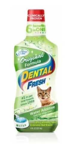 Dental Fresh Original Gatos Higiene Bucal 8 Oz