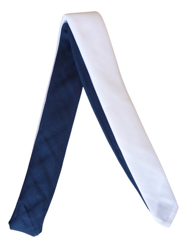Pañuelo Gaucho Cuello Combinado Azul Y Blanco Combinado Único